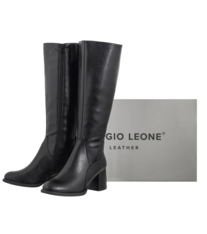 Sergio Leone Czarne KZ 25269-S (SL583-a) shoes