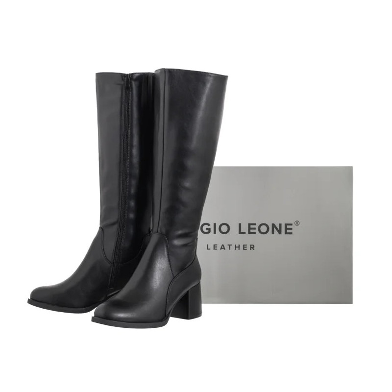 Sergio Leone Czarne KZ 25269-S (SL583-a) shoes