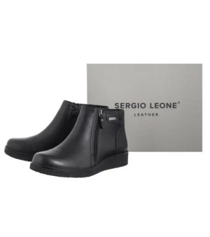 Sergio Leone Czarne BT 25348-S (SL584-a) shoes
