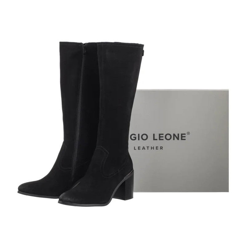 Sergio Leone Czarne KZ 25668-S (SL587-a) boots
