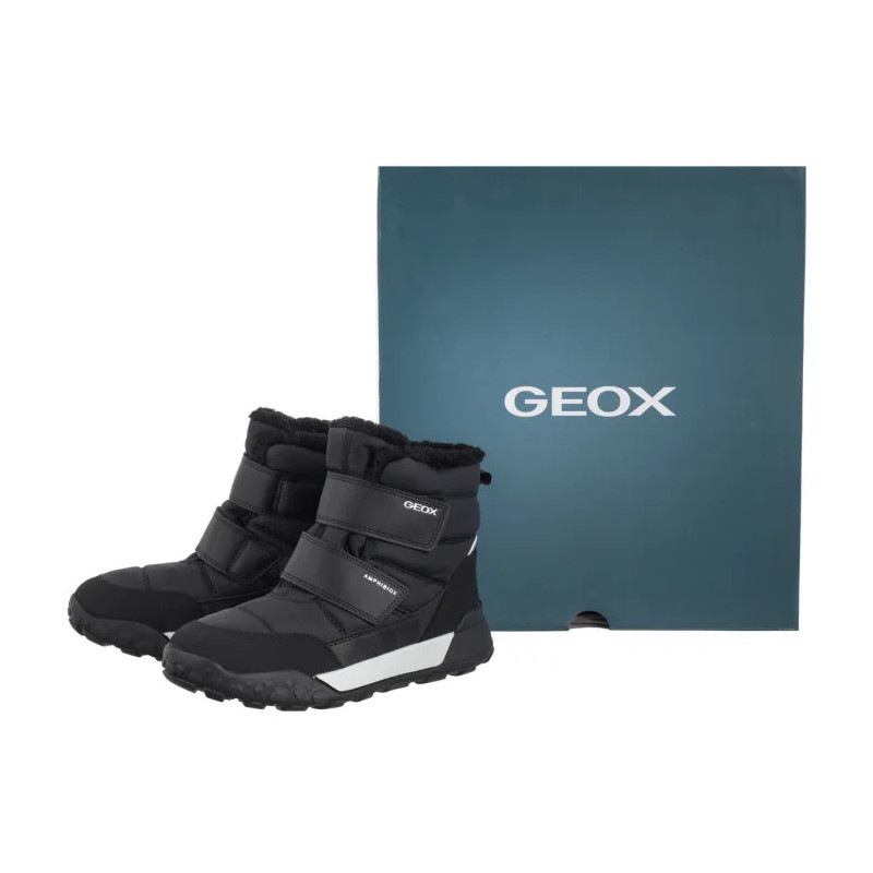 Geox J Trekkyup B ABX F Black J46MBF 0UFU54 C9999 (GE243-a) boots
