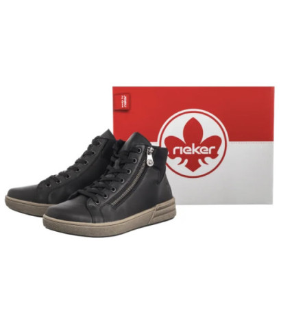 Rieker Czarne X0709-01 Black (RI299-a) shoes