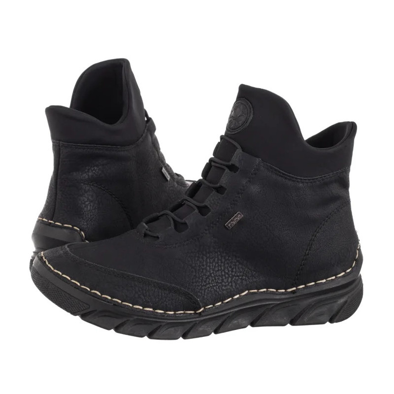 Rieker Czarne 55069-00 Black (RI300-b) shoes