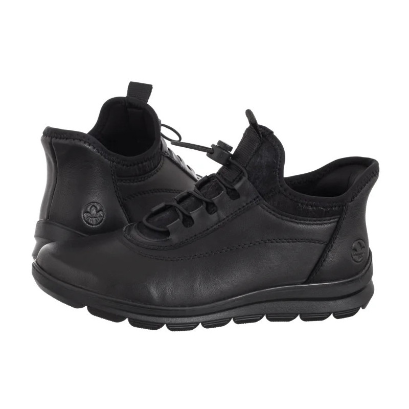 Rieker Czarne Z0057-00 Black (RI302-a) shoes