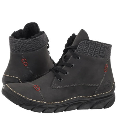 Rieker Szare 55031-45 Grey (RI303-a) shoes