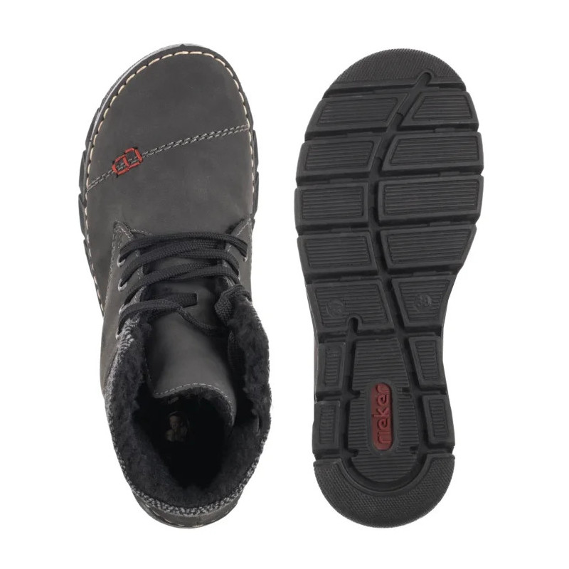 Rieker Szare 55031-45 Grey (RI303-a) shoes