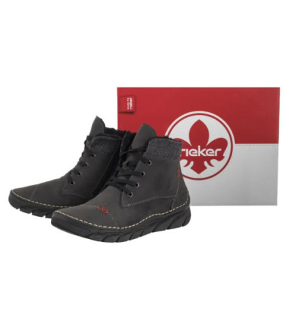 Rieker Szare 55031-45 Grey (RI303-a) shoes