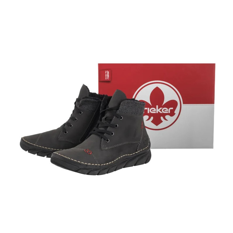 Rieker Szare 55031-45 Grey (RI303-a) shoes