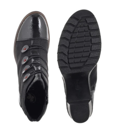 Rieker Czarne Y2576-00 Black (RI305-a) shoes