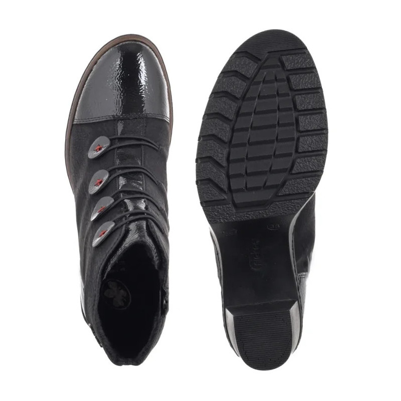 Rieker Czarne Y2576-00 Black (RI305-a) shoes