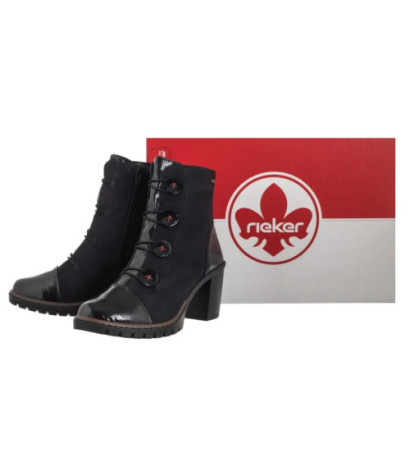 Rieker Czarne Y2576-00 Black (RI305-a) shoes