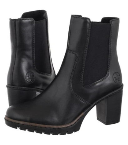 Rieker Czarne Y2580-00 Black (RI309-a) shoes