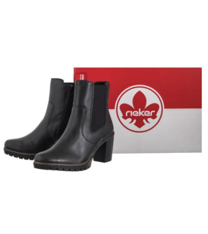 Rieker Czarne Y2580-00 Black (RI309-a) shoes