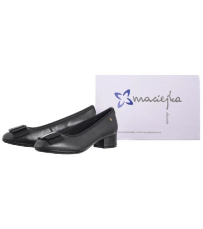 Maciejka Czarne P7220-01/00-7 (MA1431-a) shoes