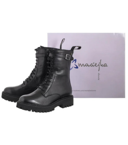 Maciejka Czarne P7226-01/00-7 (MA1437-a) shoes