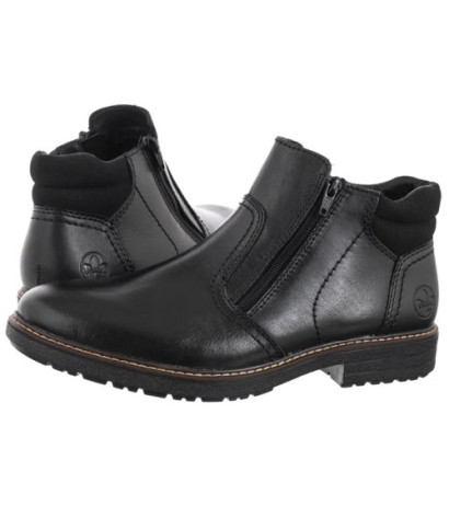 Rieker Czarne 33151-00 Black (RI313-a) boots