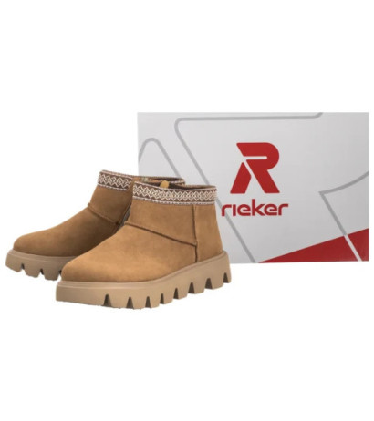Rieker Brązowe W2074-24 Brown (RI311-a) shoes
