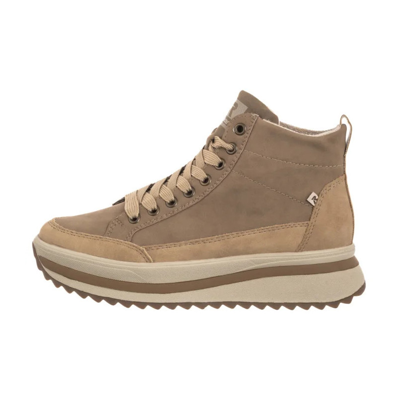Rieker Beżowe W3871-60 Beige (RI312-a) shoes