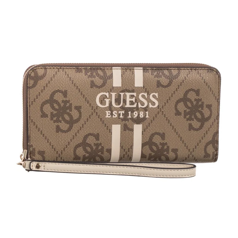 Guess Laurel II Slg Large Zip Around SWOS74 59146 Latte Logo (GU774-a) handbag