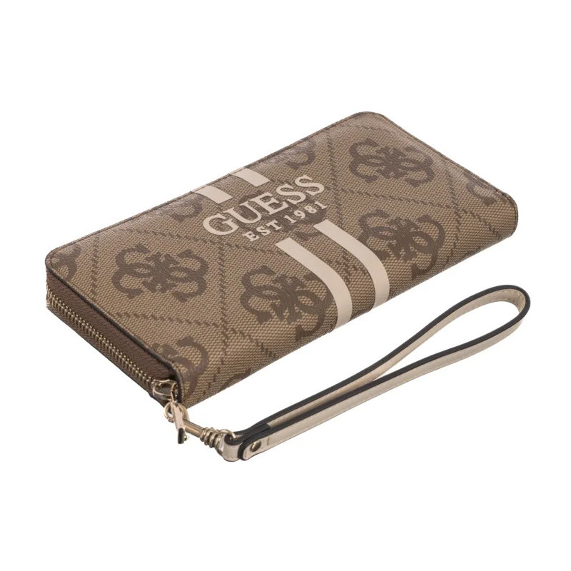 Guess Laurel II Slg Large Zip Around SWOS74 59146 Latte Logo (GU774-a) handbag