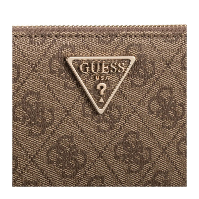 Guess Laurel II Slg Large Zip Around SWSG74 59146 Latte Logo (GU775-a) handbag