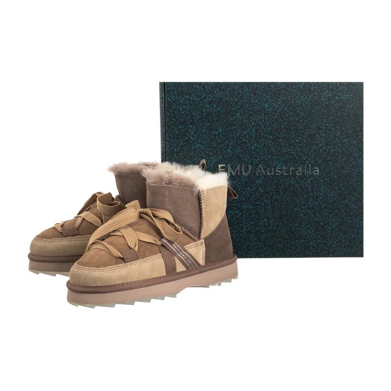 EMU Australia Blurred Micro Patchwork Mushroom W13195 (EM540-a) shoes