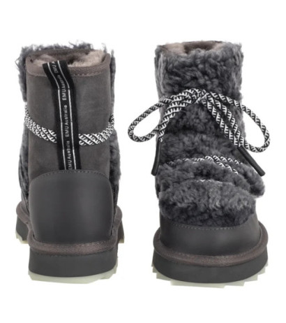 EMU Australia Blurred Teddy Charcoal W13196 (EM541-b) shoes