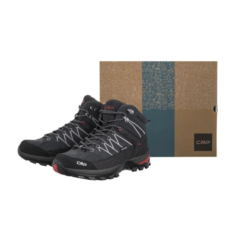 CMP Rigel Mid Trekking Shoe Wp 3Q12947 60UU Titanio/Ferrari (CM2-d) shoes