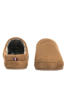 Tommy Hilfiger Hilfiger M Sde Check House Shoe Desert Khaki FM0FM05615 GWJ (TH1406-a) slippers