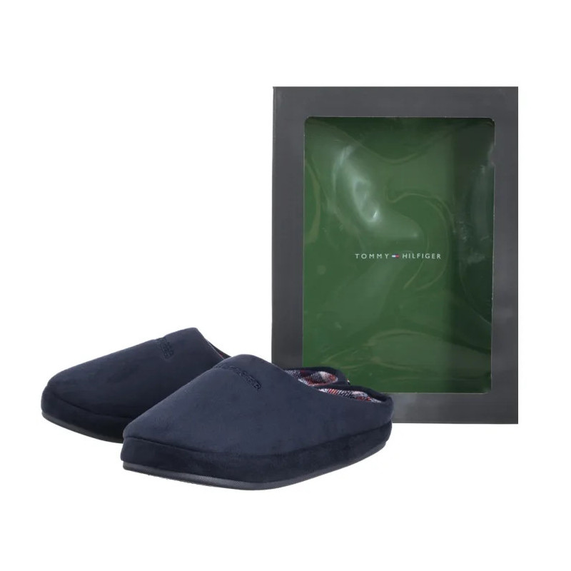 Tommy Hilfiger Hilfiger M Sde Check House Shoe Desert Sky FM0FM05615 DW5 (TH1406-b) slippers