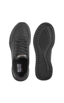 Skechers Bobs Squad Key Look Slip-Ins Black 117740/BLK (SK270-b) sports Shoes