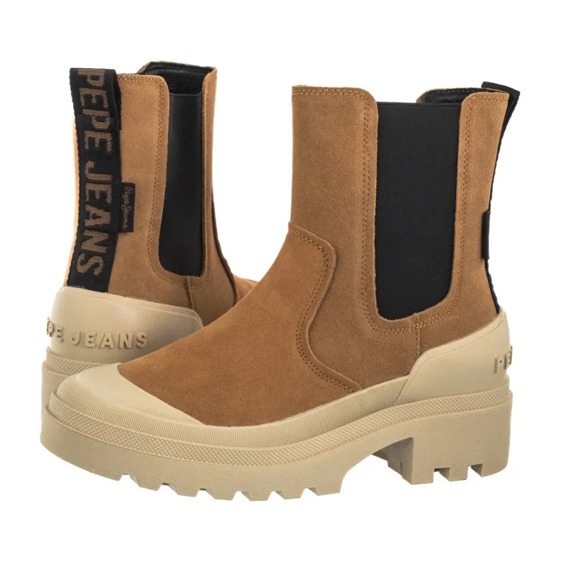 Pepe Jeans Hale Chelsea Tan Brown PLS500005 869 (PE71-a) shoes