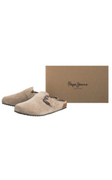 Pepe Jeans Corby Clog W Stowe Beige PLS900001 856 (PE73-a) Women's Shoes/Flip Flops