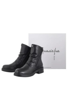 Maciejka Czarne A7159-01/00-7 (MA1454-a) shoes