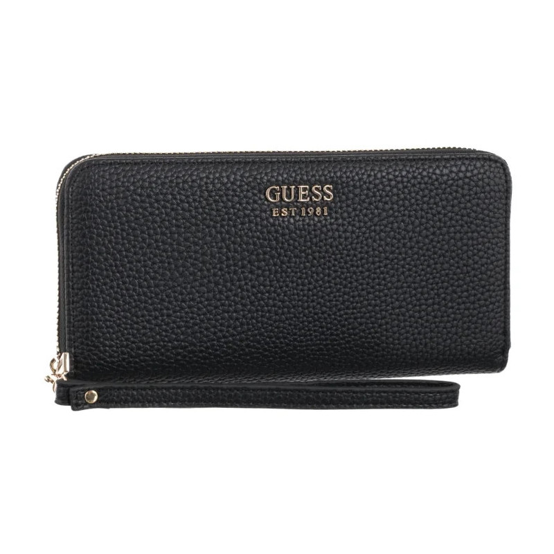Guess Brenton Slg Lrg Zip Around SWPG96 48146 Black (GU798-a) handbag