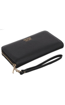 Guess Brenton Slg Lrg Zip Around SWPG96 48146 Black (GU798-a) handbag