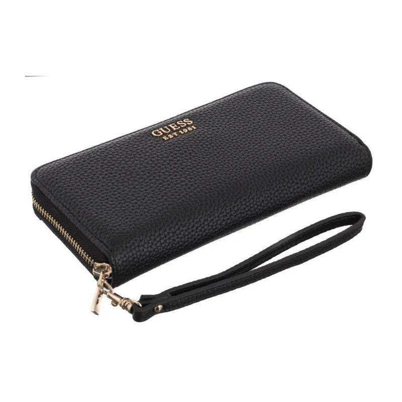 Guess Brenton Slg Lrg Zip Around SWPG96 48146 Black (GU798-a) handbag