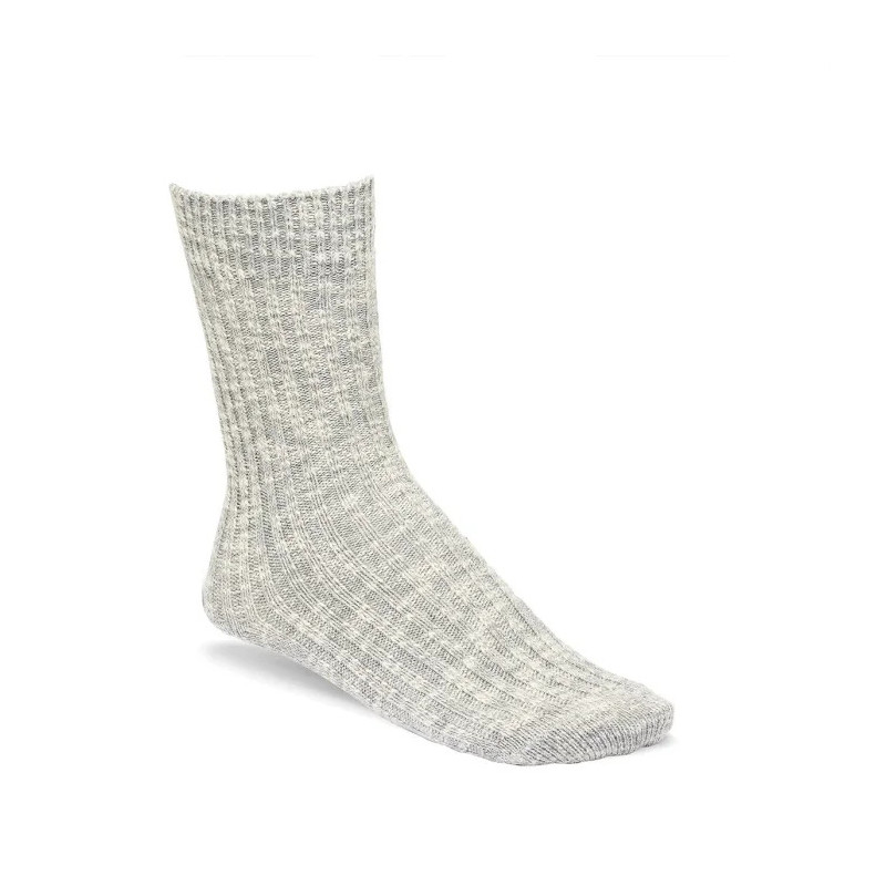 Birkenstock Cotton Slub W Gray/White 1008032 (BK341-a) socks