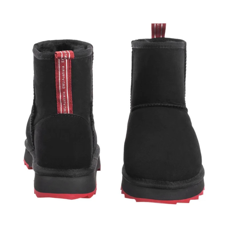 EMU Australia Sharky Mini Black/Cherry W12434 (EM347-d) boots