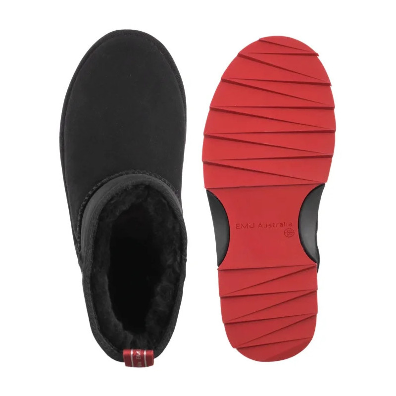EMU Australia Sharky Mini Black/Cherry W12434 (EM347-d) boots