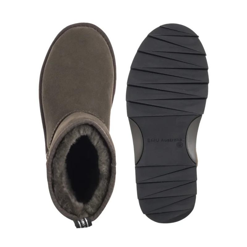 EMU Australia Sharky Mini Dark Olive/Black W12434 (EM347-e) boots