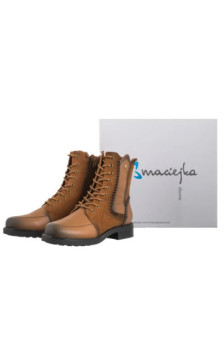 Maciejka Żółte A7155-07/00-7 (MA1455-b) shoes
