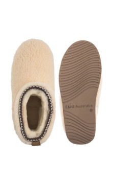 EMU Australia Stinger Micro Flatform Teddy Natural W13187 (EM545-a) shoes