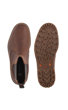 Timberland Britton Road Mid Chelsea Boot Rust Full Grain 0A6A4W EM6 (TI141-b) shoes