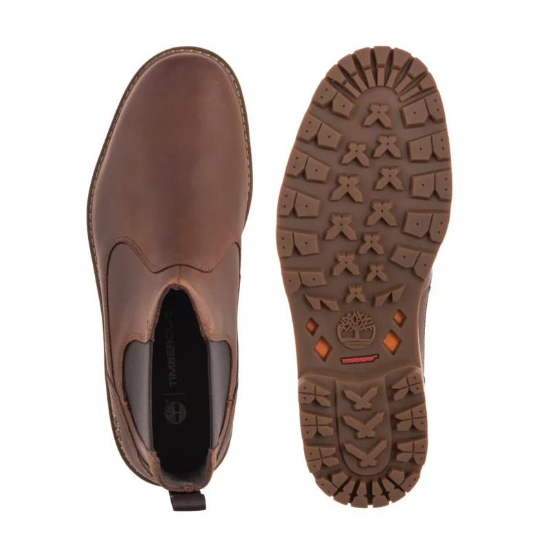 Timberland Britton Road Mid Chelsea Boot Rust Full Grain 0A6A4W EM6 (TI141-b) shoes