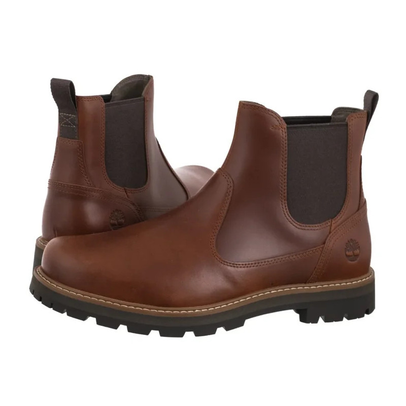 Timberland Britton Road Mid Chelsea Boot Md Brn F Grain W Dk 0A6A4W A1G (TI141-c) shoes