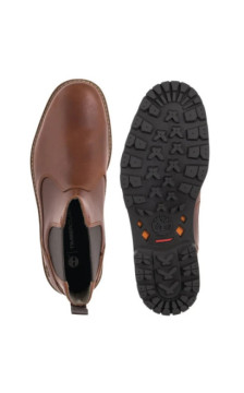 Timberland Britton Road Mid Chelsea Boot Md Brn F Grain W Dk 0A6A4W A1G (TI141-c) shoes