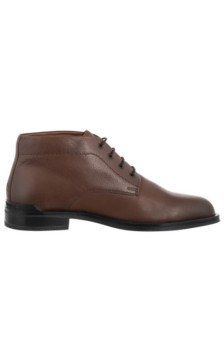 Tommy Hilfiger Corporate Hilfiger Lth Boot Winter Cognac FM0FM05697 GVI (TH1410-b) shoes