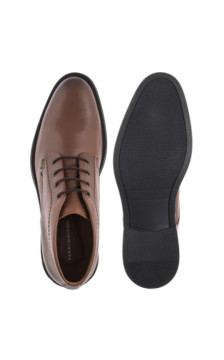 Tommy Hilfiger Corporate Hilfiger Lth Boot Winter Cognac FM0FM05697 GVI (TH1410-b) shoes