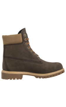 Timberland Premium 6 In Lace Waterproof Dark Brown Nubuck W 0A2P6W A4J (TI153-a) boots